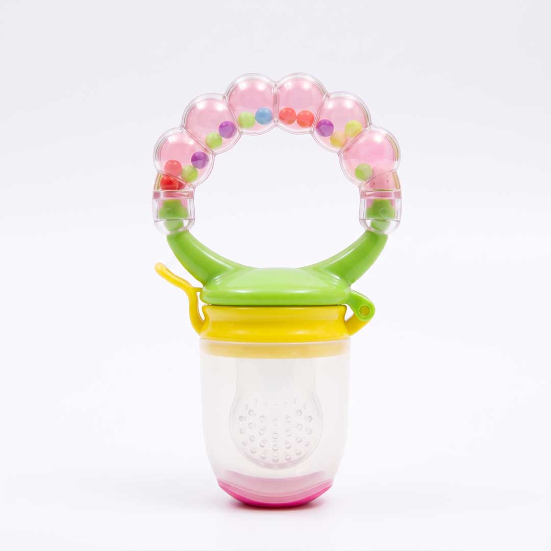 Khaas Junior 2-in-1 Baby Fruit Feeder Pacifier & Sensory Rattle Teether