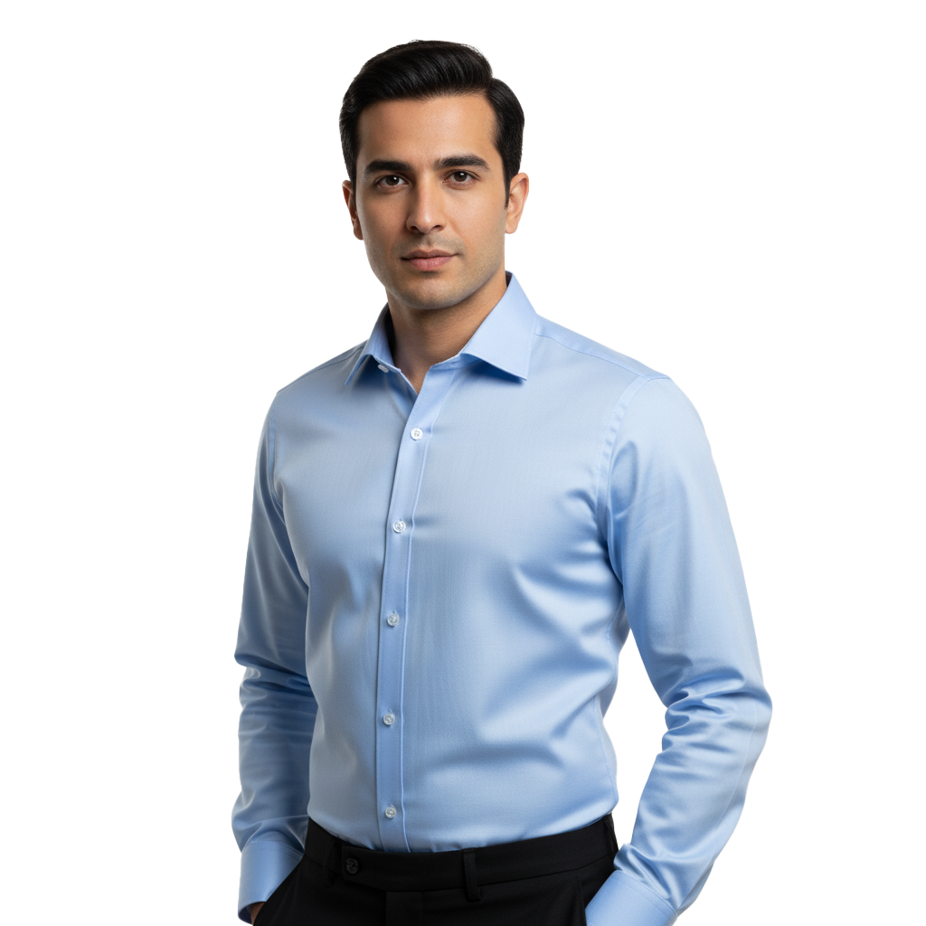 Khaas-Premium-SkyBlue-Shirt