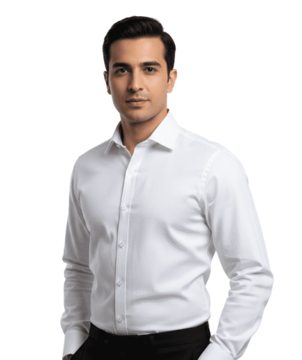 Khaas Premium White Dress Shirt