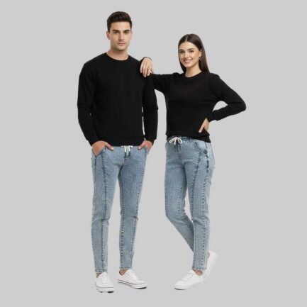 Khaas IceWash Denim Jogger Trousers