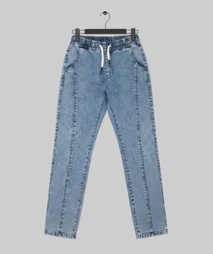 Khaas IceWash Denim Jogger Trousers