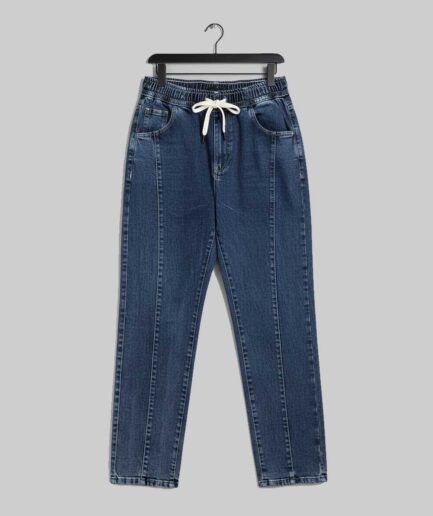 Khaas NavyWash Denim Jogger Trousers